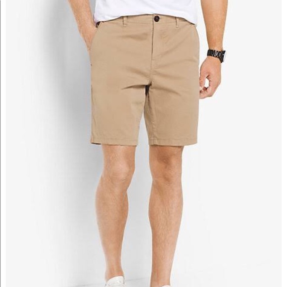 Michael Kors Other - Michael Kors Stretch Chino Khaki Shorts